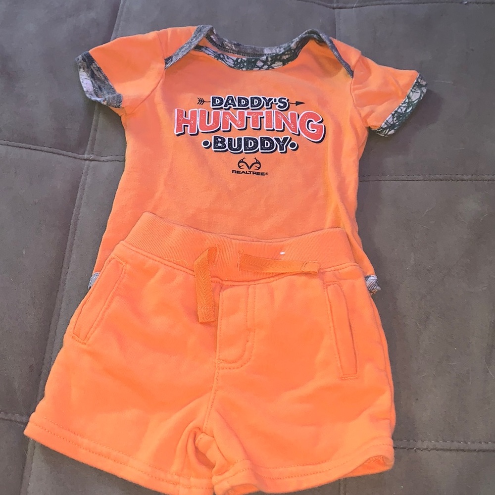 Realtree 3-6m 2pc boys outfit